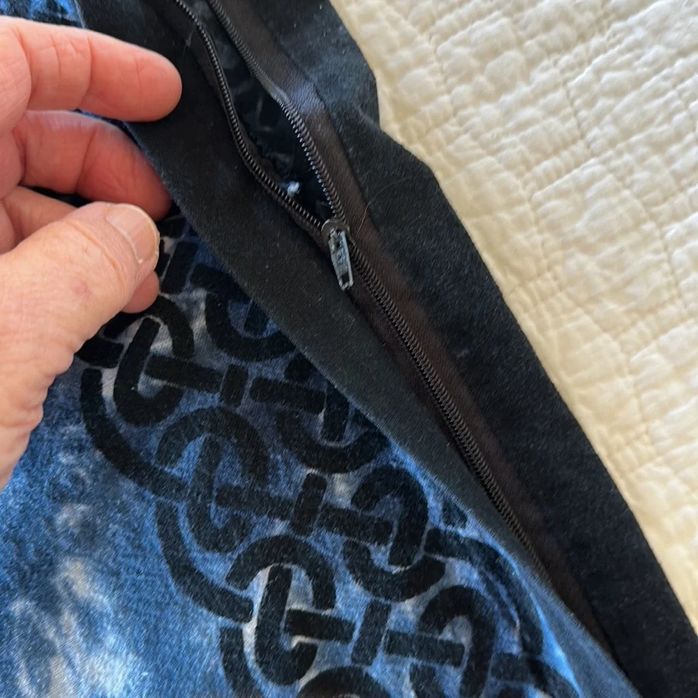 Gypsy Rose Tie dyed and block printed pillowcases - Picture 6 of 6
